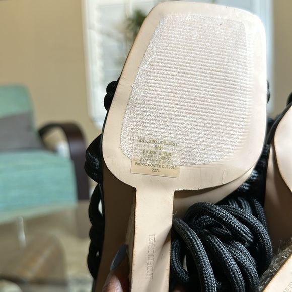 New Steve Madden Idolized wedge Sandal in black size 8 - Picture 8 of 9